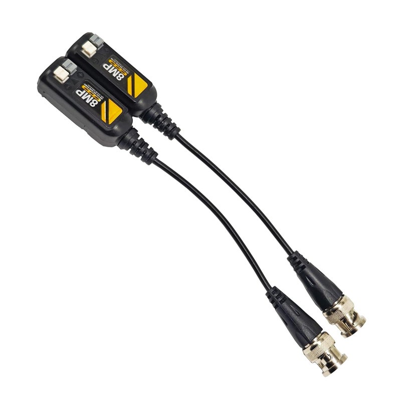 Douzime 10 Pairs 8MP/4K HD BNC Video Balun Transceiver for AHD/TVI/CVI/CVBS Cameras Transmit 720P/960P/1080P/3MP/5MP/8MP via UTP RJ45 Cable for CCTV Security Systems - Image 3